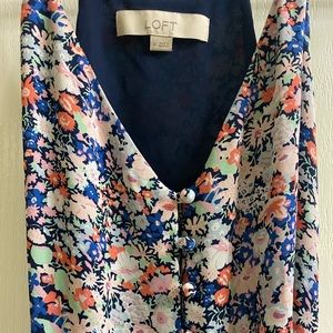 Floral spaghetti strap midi dress